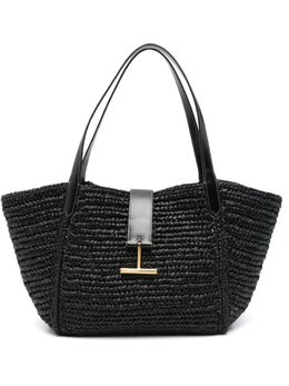 Tom Ford сумка на плечо из рафии, черный irf007gl1849 | черный