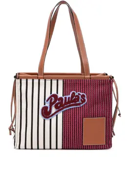 Loewe 2000-2024 Paulas Ibiza Large Canvas Stripes Cushion tote bag 29819768