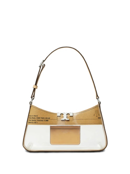 Tory Burch сумка на плечо Eleanor Clear Slim, нейтральный 165412 | нейтральные цвета