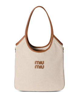 Miu Miu сумка-тоут Ivy, коричневый 5bg231vmlfacrn | коричневый