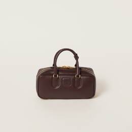 Сумка из кожи Аркадия Miu Miu, коричневый 5bb148_acr3_f0nbl_v_oon | bruyère