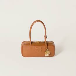 Красивая кожаная сумка. Miu Miu, коричневый 5bb173_2crw_f0046_v_otm | cognac