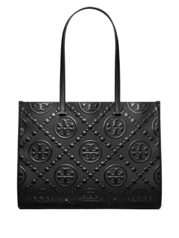 Tory Burch сумка-тоут с монограммой, черный 164904 | черный
