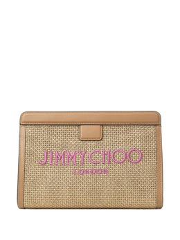 Jimmy Choo клатч Avenue, коричневый avenuepouchbnh | коричневый