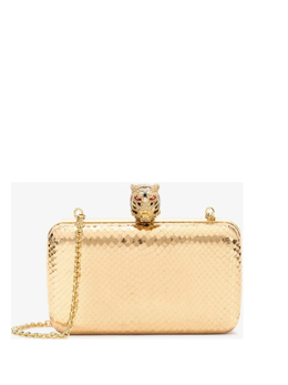 Сумка-клатч Roberto Cavalli Roar, золотой ukb014pz579 | золотистый