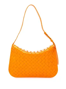 Bottega Veneta 2021-2024 Brushed Calfskin Intrecciato Cradle Fold Over shoulder bag 29912929