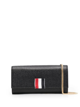 Thom Browne сумка на плечо с нашивкой-логотипом, черный faw098a00198 | черный