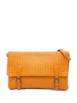 Bottega Veneta 2012-2024 Nappa Intrecciato Flap shoulder bag 29914784