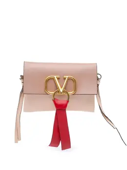 Valentino Garavani 2018-2024 Leather VRing clutch bag 29897358
