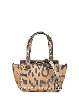 Valentino Garavani 2000-2017 Mini Pony Hair Rockstud satchel 29912828