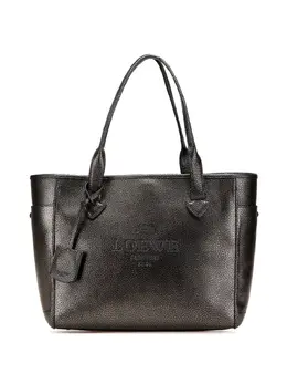 Loewe 2018 Small Metallic Calfskin Heritage tote bag 29892617