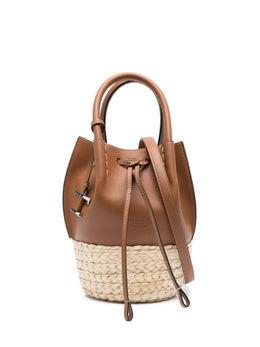 Сумка-ведро с логотипом Tod's T Timeless, коричневый xbwbuxk0100uby | коричневый