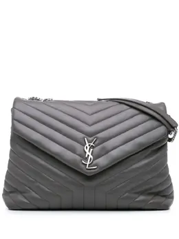 Saint Laurent 2017 Large Leather Monogram Matelasse LouLou shoulder bag 29939467