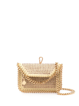 Stella McCartney клатч Falabella с кристаллами, желтый 7p0032wp0230 | желтый