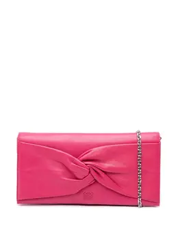 Loewe 2010 Anagram Nappa Bow Tie Clutch with Chain crossbody bag 30022409
