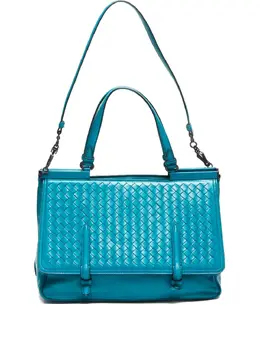 Bottega Veneta 2010-2024s Intrecciato Flap shoulder bag 30017709