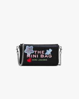 Мини-сумка с наклейкой Marc Jacobs, цвет Black Multi 2s5smn010s01-002 | black multi