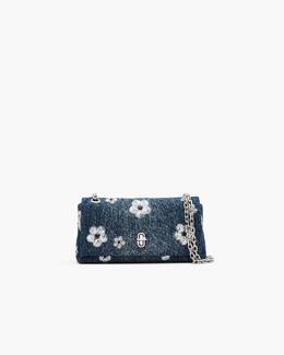 Мини-сумка из пайеток Daisy Denim с двумя цепочками Marc Jacobs, цвет Vintage Indigo 2s5smn002s02-488 | vintage indigo
