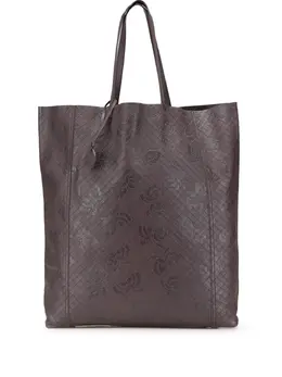 Bottega Veneta 2012-2024 Leather Intrecciomirage Butterfly tote bag 30097383