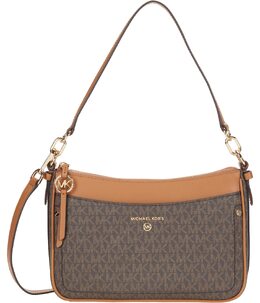 Сумка кросс-боди Michael Kors Jet Set Charm Medium Top Zip Pochette Crossbody, цвет Brown/Acorn 9566379 | brown/acorn