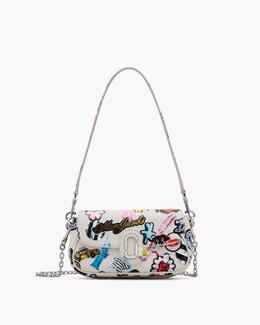 Сумка через плечо с наклейкой Clover Marc Jacobs, цвет White Multi 2s5hsh027h02-101 | white multi