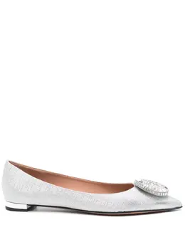 Aquazzura Crystal Hoop ballerinas 28738264