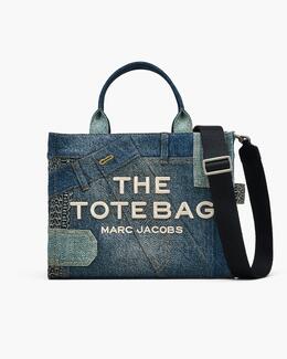 Сумка-тоут среднего размера из деконструированного денима Marc Jacobs, цвет Indigo Multi 2s5htt031h03-404 | indigo multi