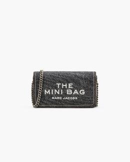 Мини-сумка на цепочке из денима Marc Jacobs, цвет Black Wash 2f4smn010s03-965 | black wash