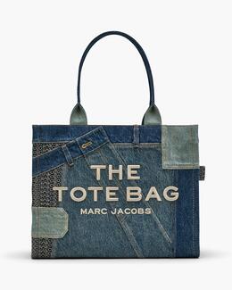 Большая сумка-тоут из деконструированного денима Marc Jacobs, цвет Indigo Multi 2s4htt089h03-404 | indigo multi