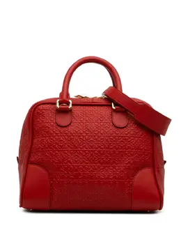 Loewe 2010-2025 Anagram Embossed Leather Amazona 75 satchel 30400278