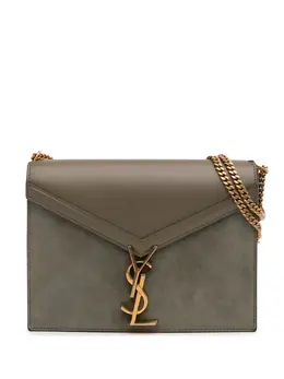 Saint Laurent 2019 Suede and Calfskin Monogram Cassandra Clasp Bag shoulder bag 30432462