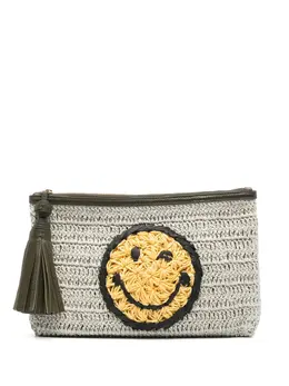 Anya Hindmarch raffia clutch bag 30372376