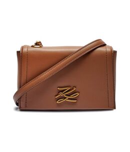 Сумка-мессенджер кожаная Karl Lagerfeld K/autograph, коричневый kl251w000060c5700os | marrone