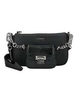 Наплечная сумка Steve Madden, цвет schwarz/silber 5594037 | schwarz/silber