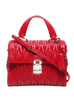 Miu Miu 2015-2020s matelassé tote bag 30253723