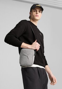 Сумка через плечо BUZZ HEATHER Puma, серый pu154h09g-c11 | medium gray heather