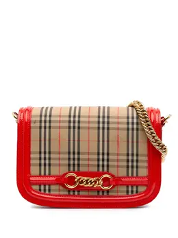 Burberry 2000-2017 Haymarket Check Canvas 1983 Link Flap shoulder bag 30572573