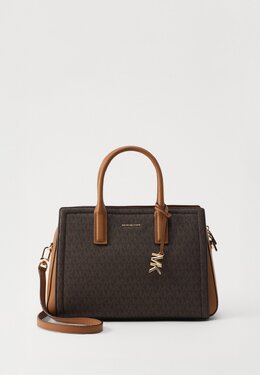 Сумка LAILA SATCHEL Michael Kors, коричневый mk151h1qo-o11 | brown/acorn