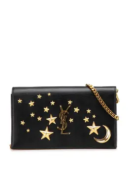Saint Laurent 2000-2024 Leather Moon and Star Monogram Kate Wallet On Chain crossbody bag 30460618