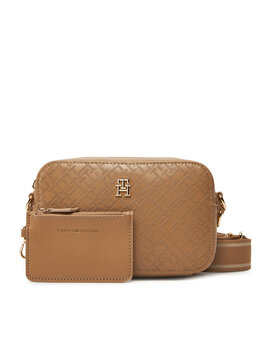 Сумочка Th Distinct Camera Bag Mono AW0AW17221 Tommy Hilfiger, коричневый 8720638744924 | braun