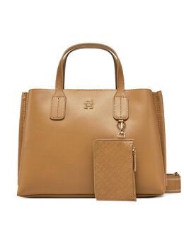 Сумочка Th Distinct Mini Tote AW0AW17192 Tommy Hilfiger, коричневый 8720638742920 | braun