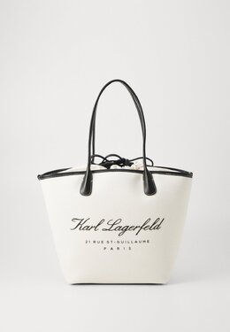 Сумка-тоут HOTEL MEDIUM BAG Karl Lagerfeld, бежевый k4851h1ig-b12 | natural/black