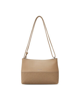 Сумочка Ck Mixmedia Convertible Bag_Mono K60K613170 Calvin Klein, бежевый 8719849128951 | beige