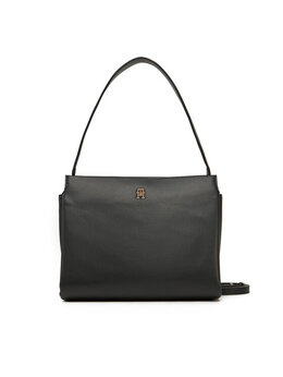 Сумочка Th Legacy Med Satchel AW0AW17173 Tommy Hilfiger, черный 8720638998686 | schwarz