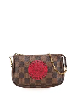 Louis Vuitton 2008 Damier Ebene Trunks and Bags Mini Pochette Accessoires handbag 30578280