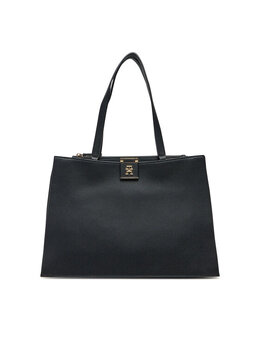 Сумочка Th Her Tote AW0AW17191 Tommy Hilfiger, черный 8720638743125 | schwarz