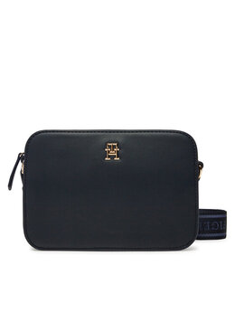 Сумочка Th Logotape Camera Bag AW0AW17229 Tommy Hilfiger, синий 8720638741107 | dunkelblau