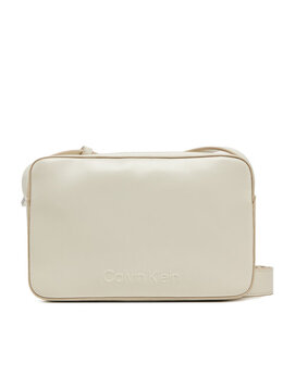 Сумочка Embossed Logo Camera Bag K60K612555 Calvin Klein, бежевый 8719849156688 | beige