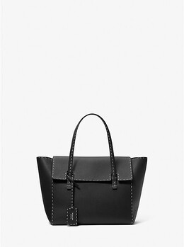 Сумка-Портфель Sophia из шагреневой кожи, сшитая вручную Michael Kors, черный 31s5psos7n | black