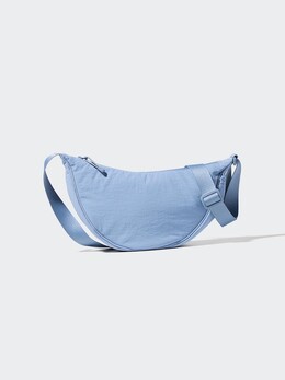 Круглая мини-сумка через плечо Uniqlo, цвет 62 синий 473474 | 62 blue